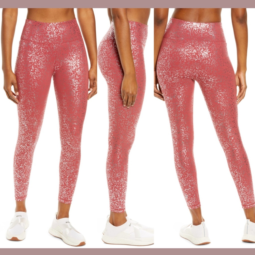 NEW‎ Sweaty Betty [ Medium ] Goddess 7/8 Workout Leggings in Red Foil